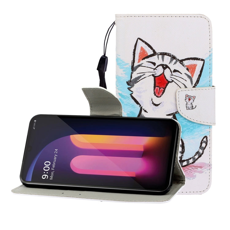 Colored Drawing Horizontal Flip Leather Case with Holder & Card Slot & Wallet, For One Plus 8, For Galaxy A31, For LG K61, For LG V60, For Huawei Nova 5, For Huawei Nova 7