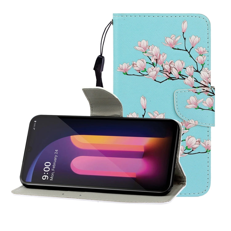 Colored Drawing Horizontal Flip Leather Case with Holder & Card Slot & Wallet, For One Plus 8, For Galaxy A31, For LG K61, For LG V60, For Huawei Nova 5, For Huawei Nova 7
