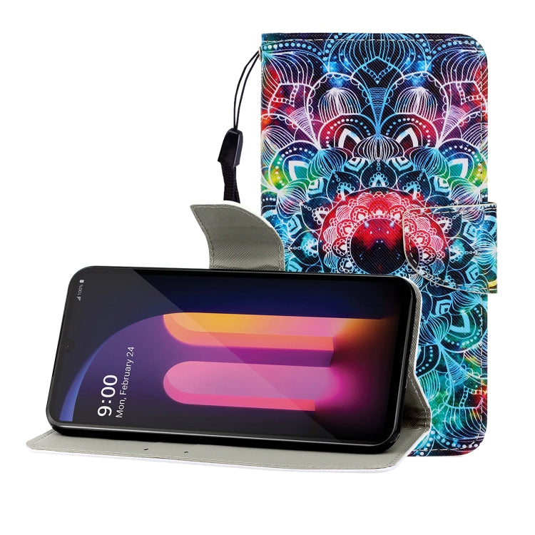 Colored Drawing Horizontal Flip Leather Case with Holder & Card Slot & Wallet, For One Plus 8, For Galaxy A31, For LG K61, For LG V60, For Huawei Nova 5, For Huawei Nova 7