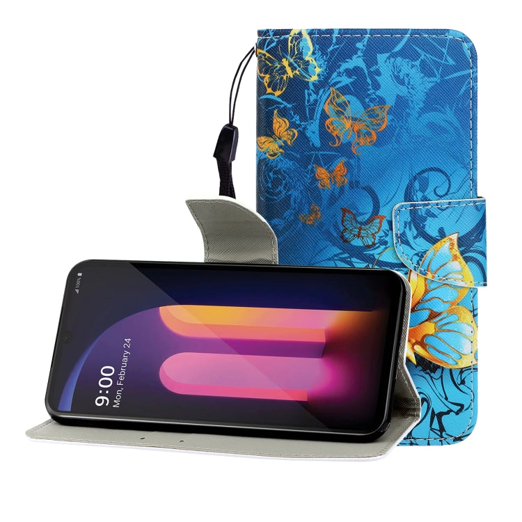 Colored Drawing Horizontal Flip Leather Case with Holder & Card Slot & Wallet, For One Plus 8, For Galaxy A31, For LG K61, For LG V60, For Huawei Nova 5, For Huawei Nova 7