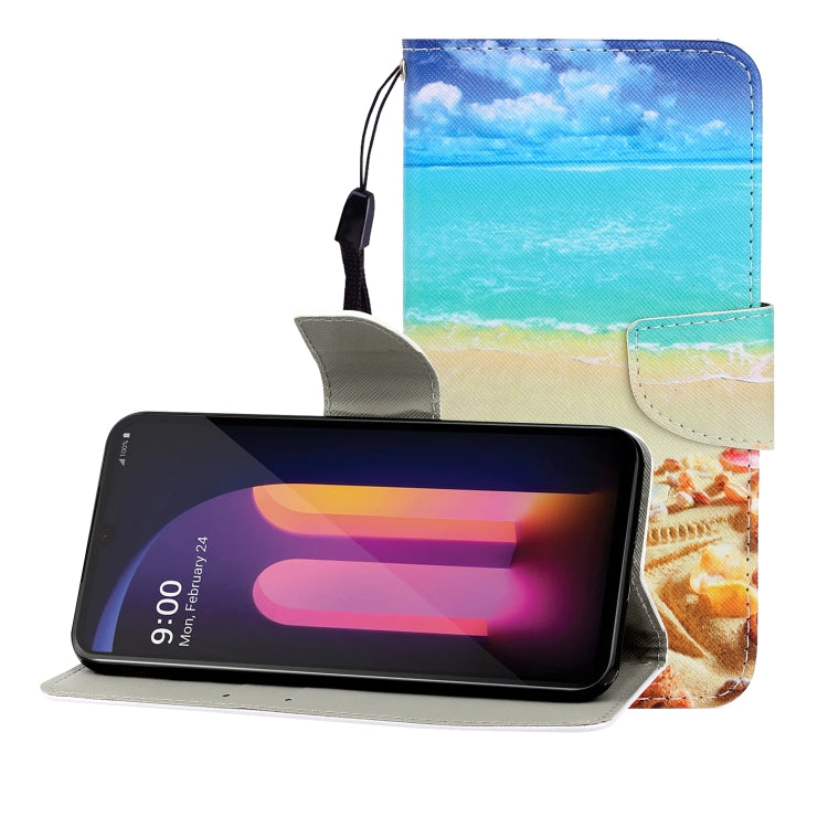 Colored Drawing Horizontal Flip Leather Case with Holder & Card Slot & Wallet, For One Plus 8, For Galaxy A31, For LG K61, For LG V60, For Huawei Nova 5, For Huawei Nova 7