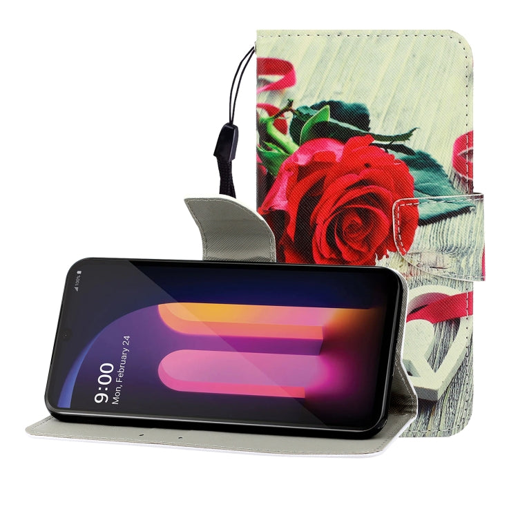 Colored Drawing Horizontal Flip Leather Case with Holder & Card Slot & Wallet, For One Plus 8, For Galaxy A31, For LG K61, For LG V60, For Huawei Nova 5, For Huawei Nova 7