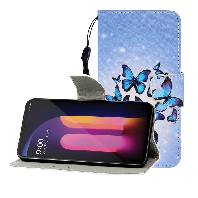 Colored Drawing Horizontal Flip Leather Case with Holder & Card Slot & Wallet, For One Plus 8, For Galaxy A31, For LG K61, For LG V60, For Huawei Nova 5, For Huawei Nova 7