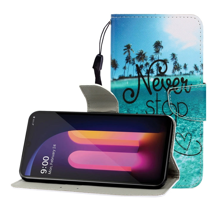 Colored Drawing Horizontal Flip Leather Case with Holder & Card Slot & Wallet, For One Plus 8, For Galaxy A31, For LG K61, For LG V60, For Huawei Nova 5, For Huawei Nova 7