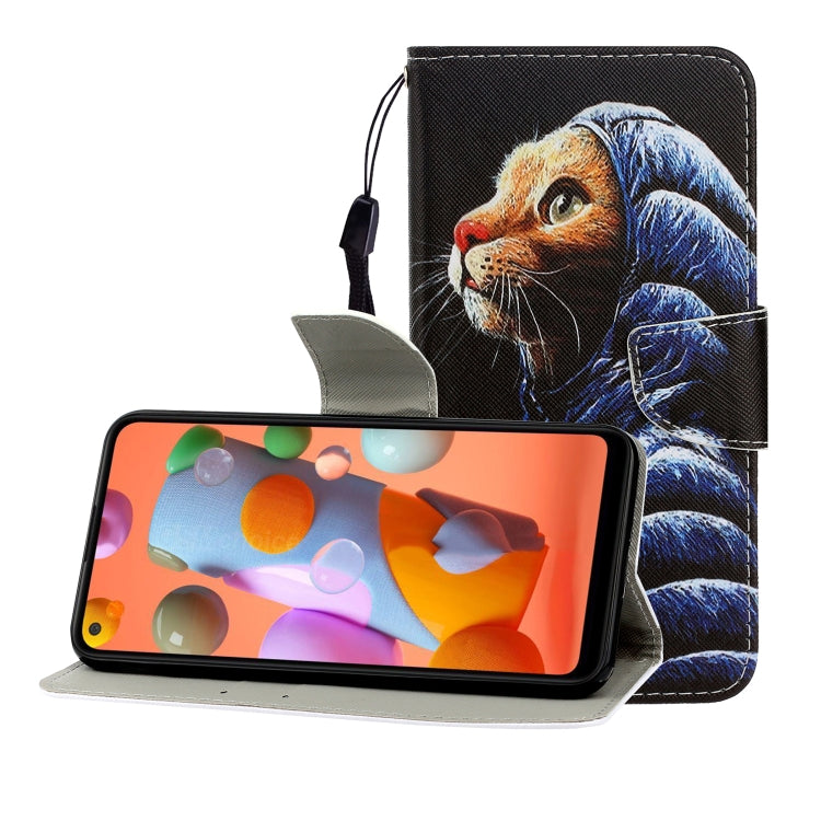 Colored Drawing Horizontal Flip Leather Case with Holder & Card Slot & Wallet, For One Plus 8, For Galaxy A31, For LG K61, For LG V60, For Huawei Nova 5, For Huawei Nova 7