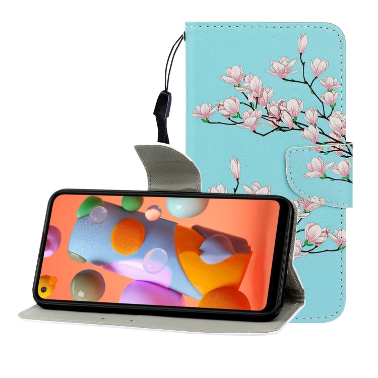 Colored Drawing Horizontal Flip Leather Case with Holder & Card Slot & Wallet, For One Plus 8, For Galaxy A31, For LG K61, For LG V60, For Huawei Nova 5, For Huawei Nova 7