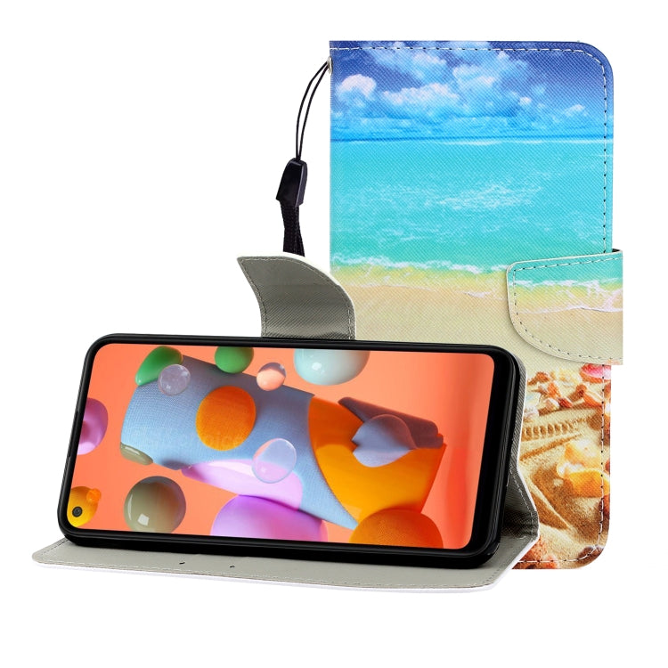 Colored Drawing Horizontal Flip Leather Case with Holder & Card Slot & Wallet, For One Plus 8, For Galaxy A31, For LG K61, For LG V60, For Huawei Nova 5, For Huawei Nova 7