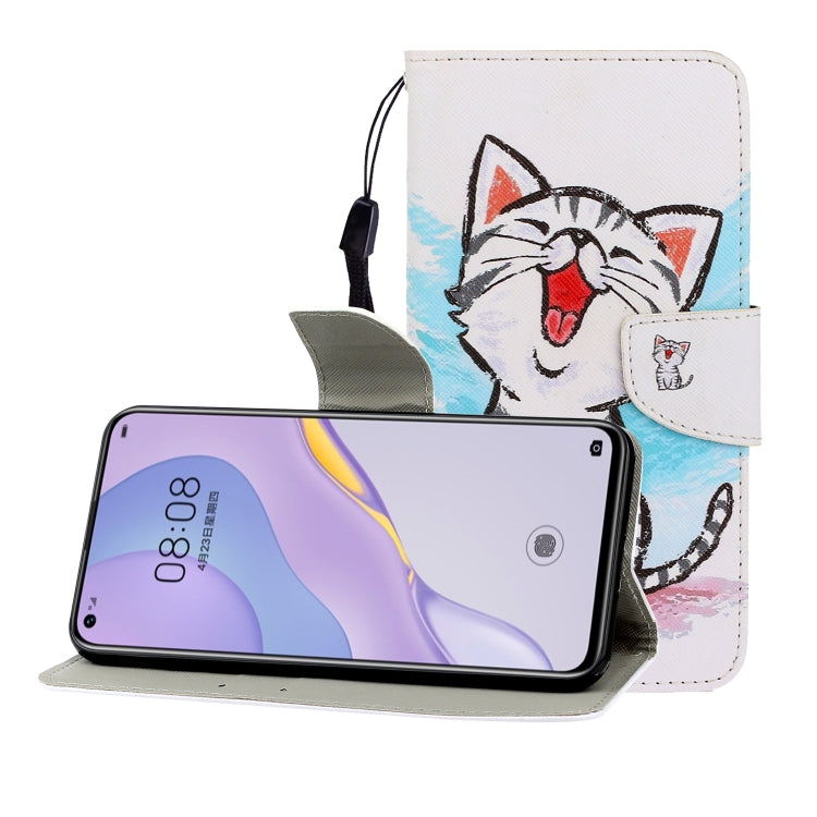 Colored Drawing Horizontal Flip Leather Case with Holder & Card Slot & Wallet, For Huawei Nova 7 Pro, For Huawei Nova 7 SE, For Huawei P40 Lite E, For Galaxy S8, For Galaxy S8 Plus, For Galaxy S9
