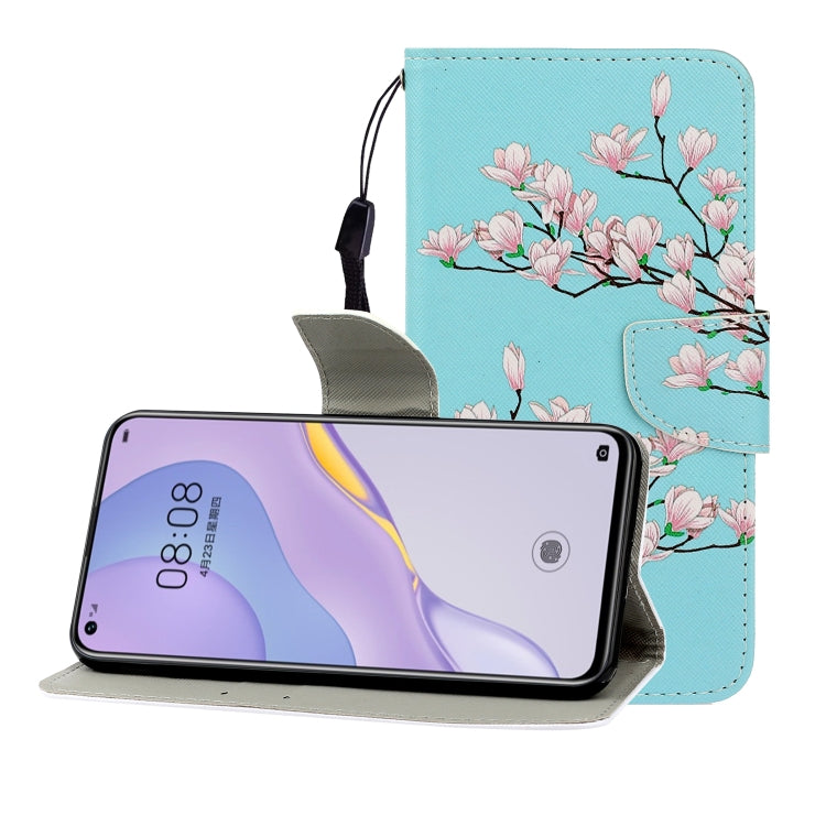 Colored Drawing Horizontal Flip Leather Case with Holder & Card Slot & Wallet, For Huawei Nova 7 Pro, For Huawei Nova 7 SE, For Huawei P40 Lite E, For Galaxy S8, For Galaxy S8 Plus, For Galaxy S9