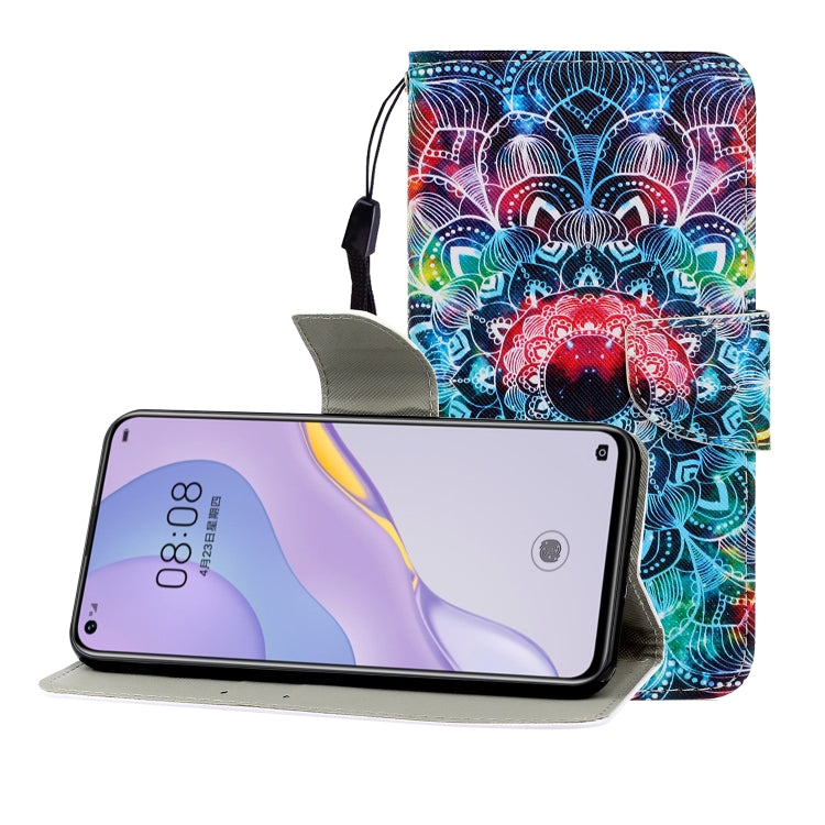 Colored Drawing Horizontal Flip Leather Case with Holder & Card Slot & Wallet, For Huawei Nova 7 Pro, For Huawei Nova 7 SE, For Huawei P40 Lite E, For Galaxy S8, For Galaxy S8 Plus, For Galaxy S9