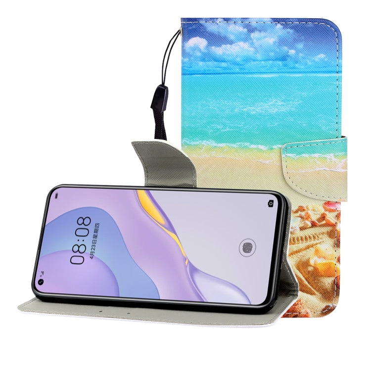 Colored Drawing Horizontal Flip Leather Case with Holder & Card Slot & Wallet, For Huawei Nova 7 Pro, For Huawei Nova 7 SE, For Huawei P40 Lite E, For Galaxy S8, For Galaxy S8 Plus, For Galaxy S9