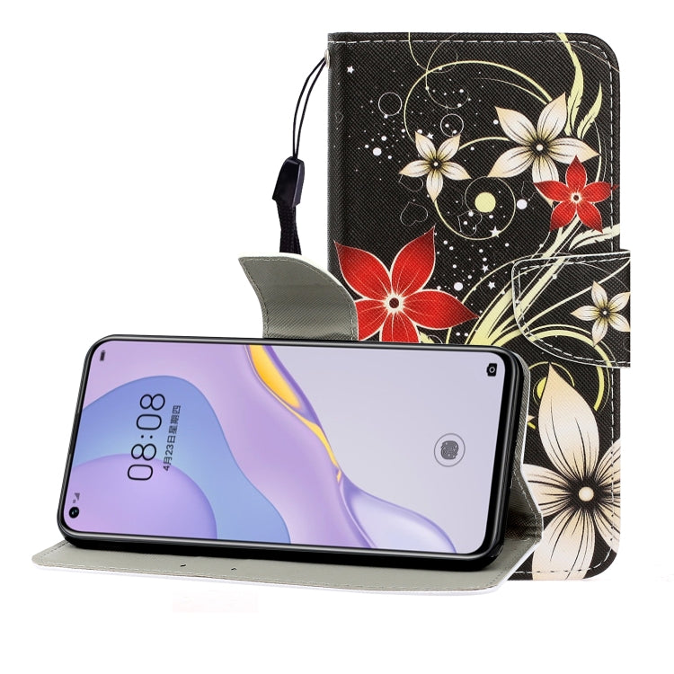 Colored Drawing Horizontal Flip Leather Case with Holder & Card Slot & Wallet, For Huawei Nova 7 Pro, For Huawei Nova 7 SE, For Huawei P40 Lite E, For Galaxy S8, For Galaxy S8 Plus, For Galaxy S9
