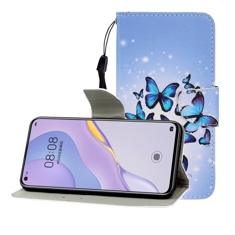 Colored Drawing Horizontal Flip Leather Case with Holder & Card Slot & Wallet, For Huawei Nova 7 Pro, For Huawei Nova 7 SE, For Huawei P40 Lite E, For Galaxy S8, For Galaxy S8 Plus, For Galaxy S9