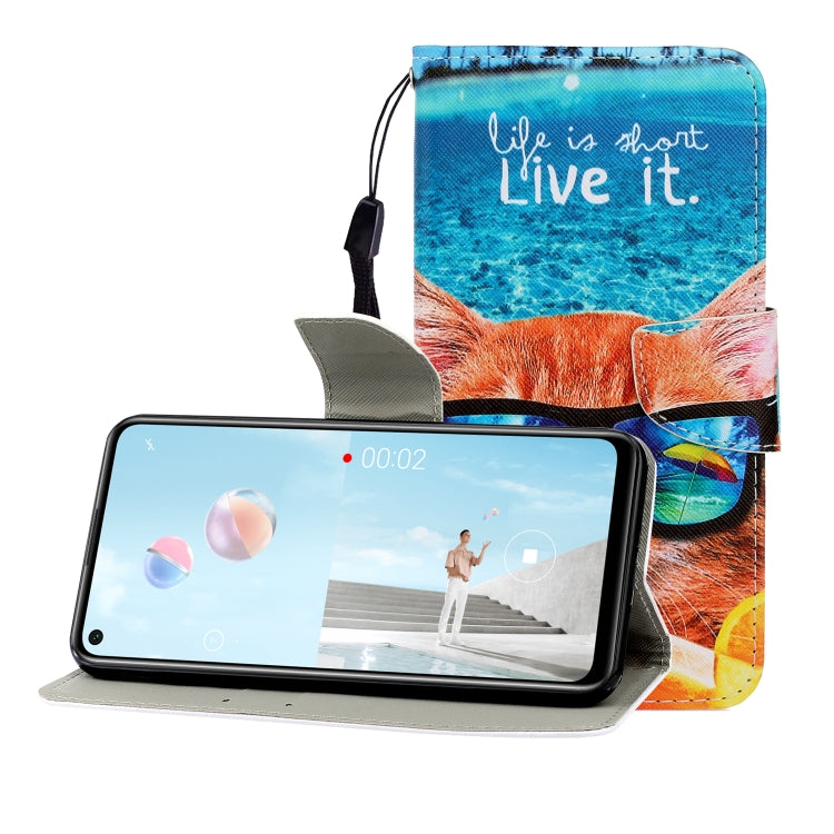 Colored Drawing Horizontal Flip Leather Case with Holder & Card Slot & Wallet, For Huawei Nova 7 Pro, For Huawei Nova 7 SE, For Huawei P40 Lite E, For Galaxy S8, For Galaxy S8 Plus, For Galaxy S9