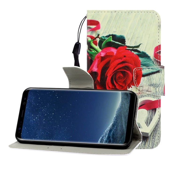 Colored Drawing Horizontal Flip Leather Case with Holder & Card Slot & Wallet, For Huawei Nova 7 Pro, For Huawei Nova 7 SE, For Huawei P40 Lite E, For Galaxy S8, For Galaxy S8 Plus, For Galaxy S9