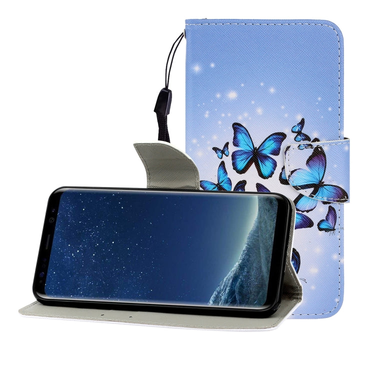 Colored Drawing Horizontal Flip Leather Case with Holder & Card Slot & Wallet, For Huawei Nova 7 Pro, For Huawei Nova 7 SE, For Huawei P40 Lite E, For Galaxy S8, For Galaxy S8 Plus, For Galaxy S9
