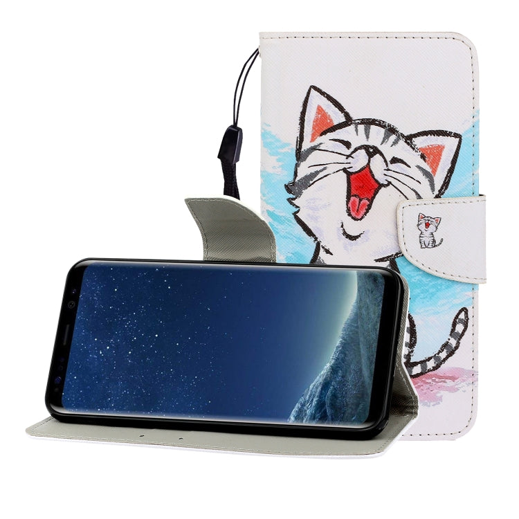 Colored Drawing Horizontal Flip Leather Case with Holder & Card Slot & Wallet, For Huawei Nova 7 Pro, For Huawei Nova 7 SE, For Huawei P40 Lite E, For Galaxy S8, For Galaxy S8 Plus, For Galaxy S9