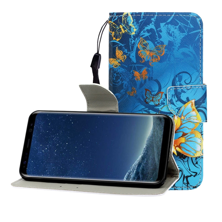 Colored Drawing Horizontal Flip Leather Case with Holder & Card Slot & Wallet, For Huawei Nova 7 Pro, For Huawei Nova 7 SE, For Huawei P40 Lite E, For Galaxy S8, For Galaxy S8 Plus, For Galaxy S9