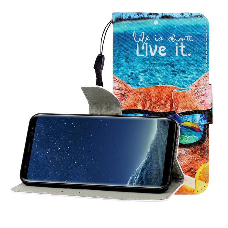 Colored Drawing Horizontal Flip Leather Case with Holder & Card Slot & Wallet, For Huawei Nova 7 Pro, For Huawei Nova 7 SE, For Huawei P40 Lite E, For Galaxy S8, For Galaxy S8 Plus, For Galaxy S9