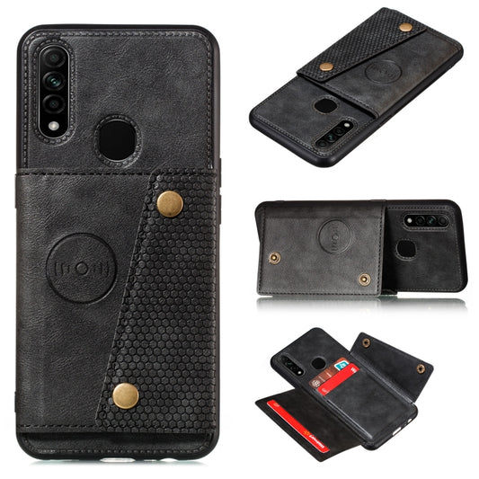 PU + TPU Shockproof Magnetic Protective Case with Card Slots
