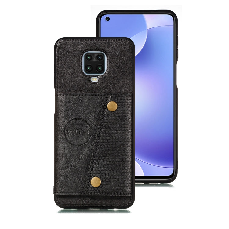 PU + TPU Shockproof Magnetic Protective Case with Card Slots, For Xiaomi Redmi Note 9 Pro, For Samsung Galaxy M31