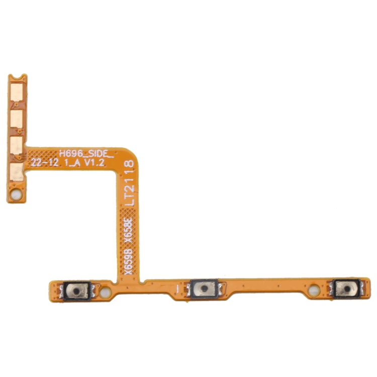 OEM Power Button & Volume Button Flex Cable, For Tecno Spark 8C / Spark Go 2022, For Tecno Pova Neo LE6, For Tecno Camon 18i CG6, For Infinix Hot 11 Play, For Infinix Note 10 X693, For Itel P33 Plus, For Tecno Spark Go 2020 / Spark 6 Go, For Itel P37 P...
