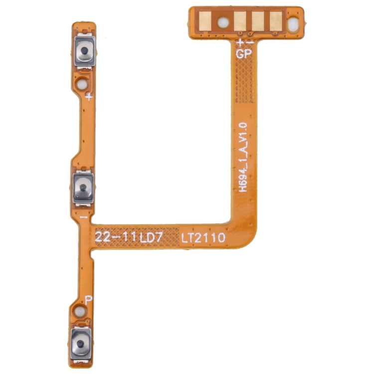 OEM Power Button & Volume Button Flex Cable, For Tecno Spark 8C / Spark Go 2022, For Tecno Pova Neo LE6, For Tecno Camon 18i CG6, For Infinix Hot 11 Play, For Infinix Note 10 X693, For Itel P33 Plus, For Tecno Spark Go 2020 / Spark 6 Go, For Itel P37 P...