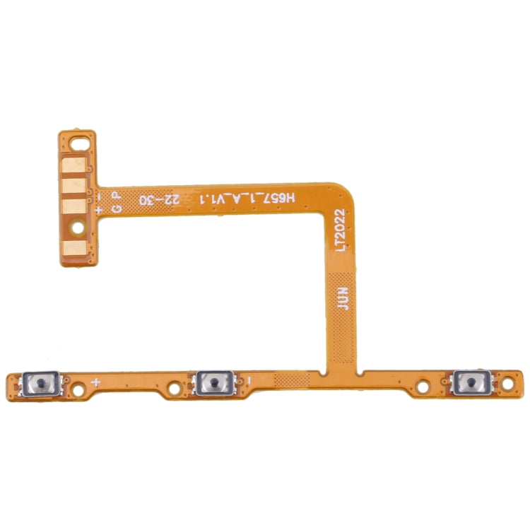 OEM Power Button & Volume Button Flex Cable, For Tecno Spark 8C / Spark Go 2022, For Tecno Pova Neo LE6, For Tecno Camon 18i CG6, For Infinix Hot 11 Play, For Infinix Note 10 X693, For Itel P33 Plus, For Tecno Spark Go 2020 / Spark 6 Go, For Itel P37 P...