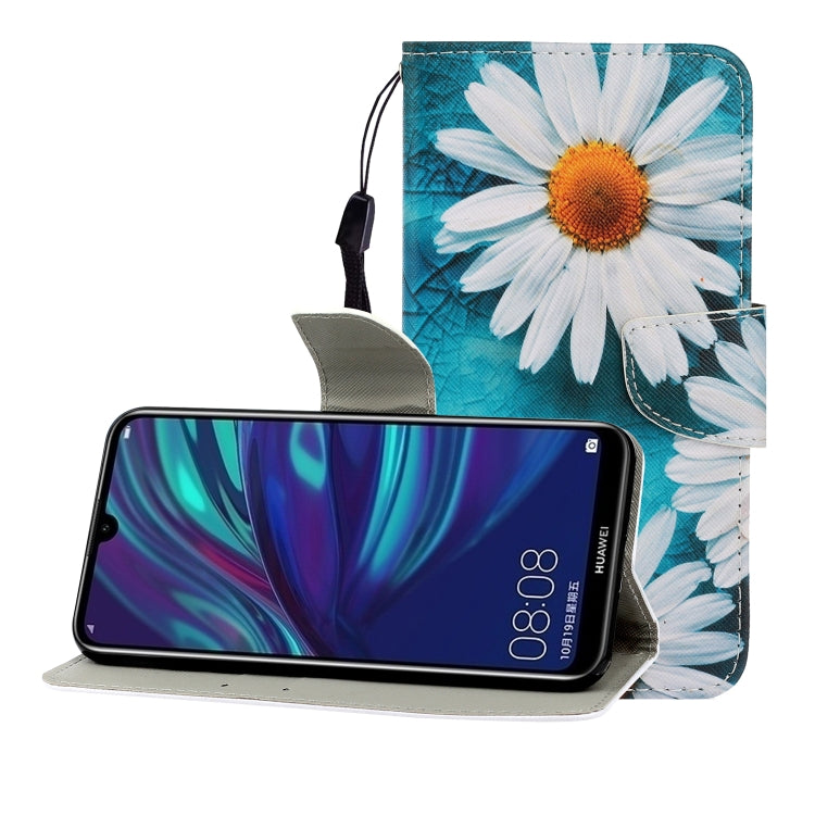 Colored Drawing Horizontal Flip Leather Case with Holder & Card Slot & Wallet, For Huawei P Smart Z / Y9 Prime (2019), For Huawei Enjoy 9, For Huawei Enjoy 10S, For Huawei Honor 9A, For  Huawei Honor 10i / 20i, For Huawei Honor 20 / nova 5T