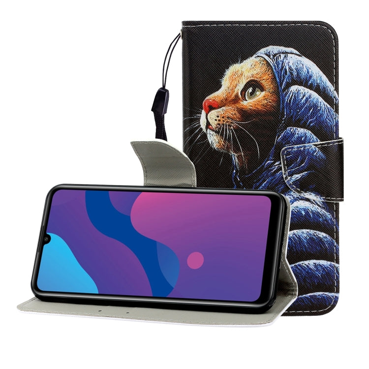 Colored Drawing Horizontal Flip Leather Case with Holder & Card Slot & Wallet, For Huawei P Smart Z / Y9 Prime (2019), For Huawei Enjoy 9, For Huawei Enjoy 10S, For Huawei Honor 9A, For  Huawei Honor 10i / 20i, For Huawei Honor 20 / nova 5T