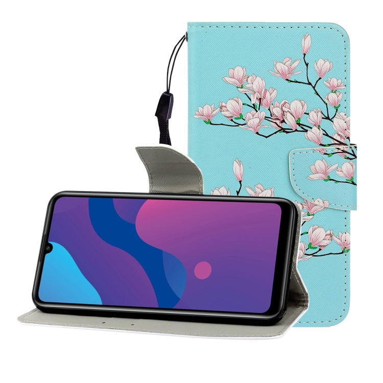 Colored Drawing Horizontal Flip Leather Case with Holder & Card Slot & Wallet, For Huawei P Smart Z / Y9 Prime (2019), For Huawei Enjoy 9, For Huawei Enjoy 10S, For Huawei Honor 9A, For  Huawei Honor 10i / 20i, For Huawei Honor 20 / nova 5T