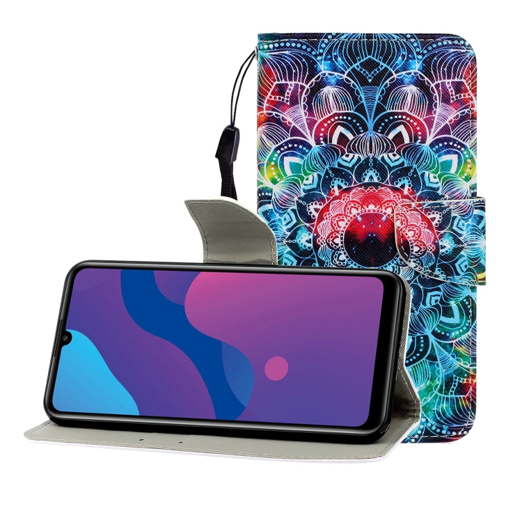 Colored Drawing Horizontal Flip Leather Case with Holder & Card Slot & Wallet, For Huawei P Smart Z / Y9 Prime (2019), For Huawei Enjoy 9, For Huawei Enjoy 10S, For Huawei Honor 9A, For  Huawei Honor 10i / 20i, For Huawei Honor 20 / nova 5T