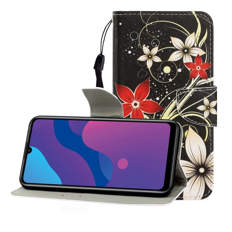 Colored Drawing Horizontal Flip Leather Case with Holder & Card Slot & Wallet, For Huawei P Smart Z / Y9 Prime (2019), For Huawei Enjoy 9, For Huawei Enjoy 10S, For Huawei Honor 9A, For  Huawei Honor 10i / 20i, For Huawei Honor 20 / nova 5T