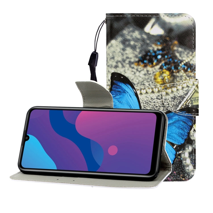 Colored Drawing Horizontal Flip Leather Case with Holder & Card Slot & Wallet, For Huawei P Smart Z / Y9 Prime (2019), For Huawei Enjoy 9, For Huawei Enjoy 10S, For Huawei Honor 9A, For  Huawei Honor 10i / 20i, For Huawei Honor 20 / nova 5T