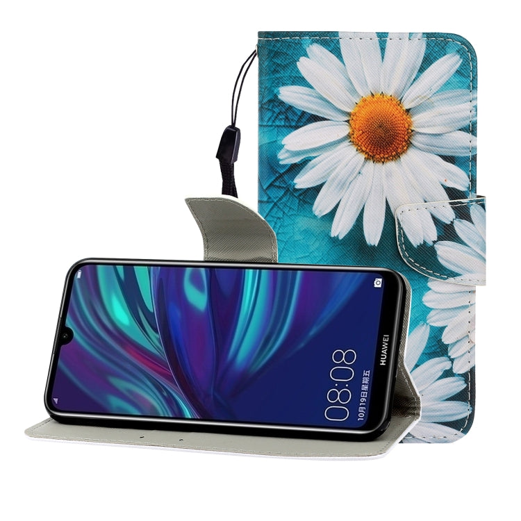Colored Drawing Horizontal Flip Leather Case with Holder & Card Slot & Wallet, For Huawei P Smart Z / Y9 Prime (2019), For Huawei Enjoy 9, For Huawei Enjoy 10S, For Huawei Honor 9A, For  Huawei Honor 10i / 20i, For Huawei Honor 20 / nova 5T
