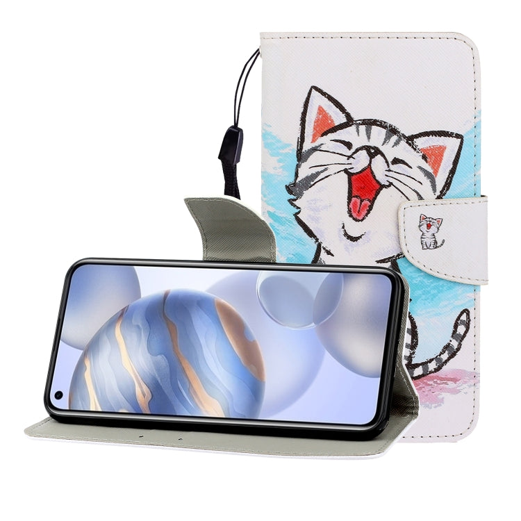 Colored Drawing Horizontal Flip Leather Case with Holder & Card Slot & Wallet, For Huawei Honor 30, For Huawei Honor 30 Pro, For Huawei Honor Play 4T Pro, For Huawei Honor Play 3 / Enjoy 10, For Huawei Honor V30 / V30 Pro, For Xiaomi 10 / 10 Pro