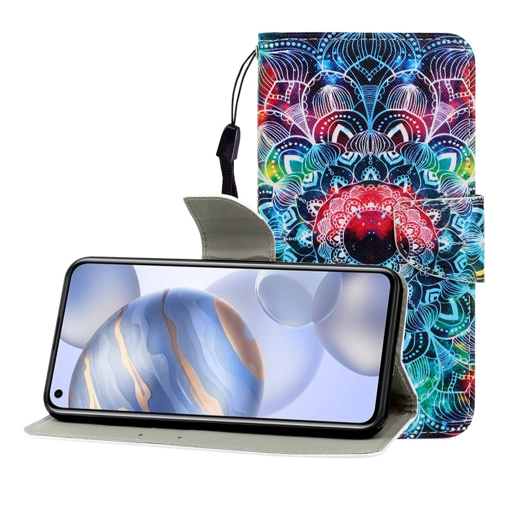 Colored Drawing Horizontal Flip Leather Case with Holder & Card Slot & Wallet, For Huawei Honor 30, For Huawei Honor 30 Pro, For Huawei Honor Play 4T Pro, For Huawei Honor Play 3 / Enjoy 10, For Huawei Honor V30 / V30 Pro, For Xiaomi 10 / 10 Pro