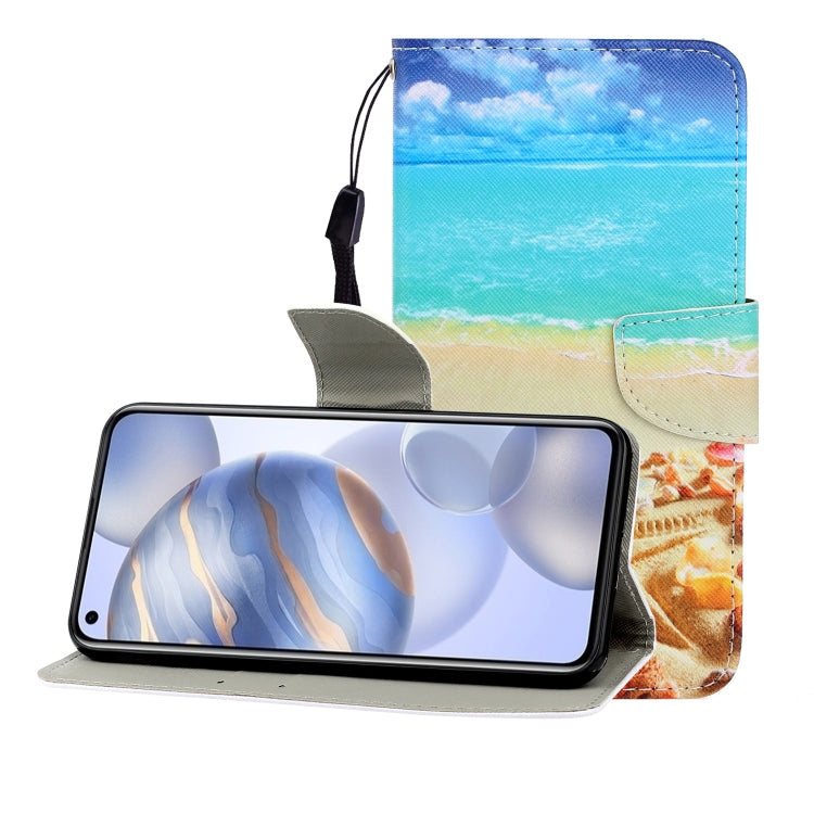 Colored Drawing Horizontal Flip Leather Case with Holder & Card Slot & Wallet, For Huawei Honor 30, For Huawei Honor 30 Pro, For Huawei Honor Play 4T Pro, For Huawei Honor Play 3 / Enjoy 10, For Huawei Honor V30 / V30 Pro, For Xiaomi 10 / 10 Pro