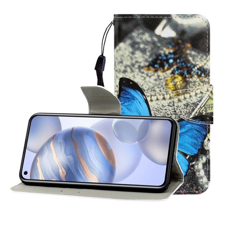 Colored Drawing Horizontal Flip Leather Case with Holder & Card Slot & Wallet, For Huawei Honor 30, For Huawei Honor 30 Pro, For Huawei Honor Play 4T Pro, For Huawei Honor Play 3 / Enjoy 10, For Huawei Honor V30 / V30 Pro, For Xiaomi 10 / 10 Pro