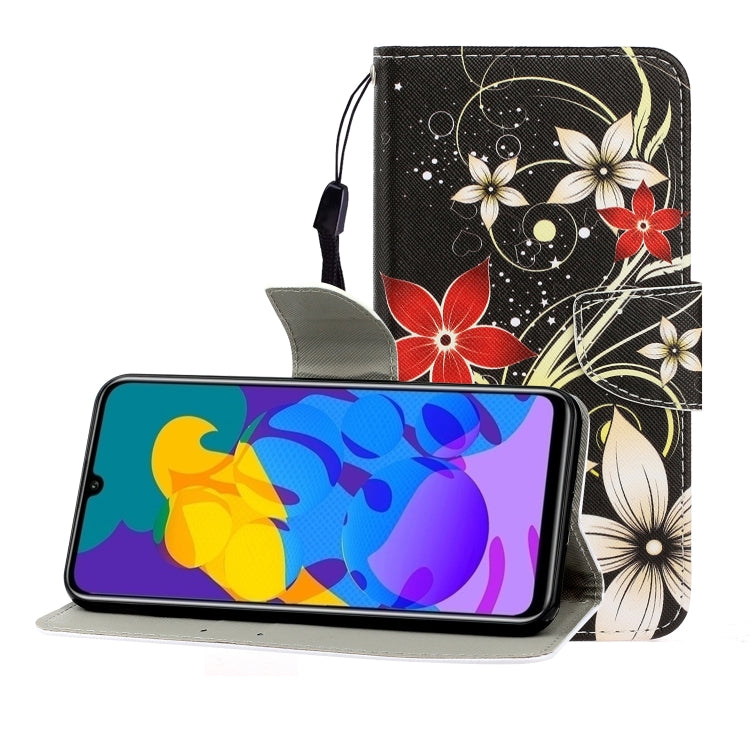 Colored Drawing Horizontal Flip Leather Case with Holder & Card Slot & Wallet, For Huawei Honor 30, For Huawei Honor 30 Pro, For Huawei Honor Play 4T Pro, For Huawei Honor Play 3 / Enjoy 10, For Huawei Honor V30 / V30 Pro, For Xiaomi 10 / 10 Pro