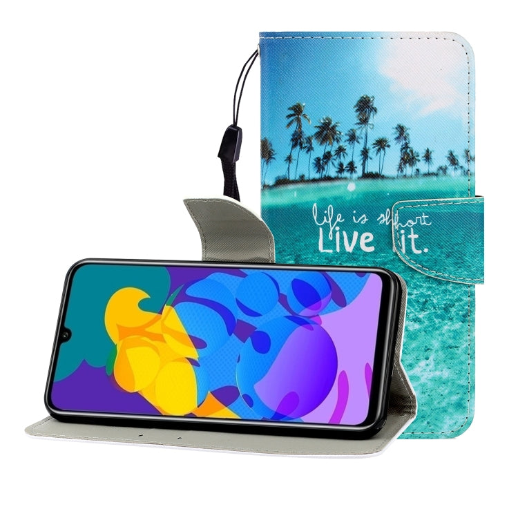 Colored Drawing Horizontal Flip Leather Case with Holder & Card Slot & Wallet, For Huawei Honor 30, For Huawei Honor 30 Pro, For Huawei Honor Play 4T Pro, For Huawei Honor Play 3 / Enjoy 10, For Huawei Honor V30 / V30 Pro, For Xiaomi 10 / 10 Pro