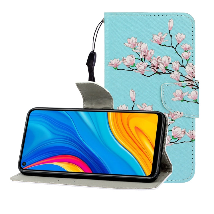 Colored Drawing Horizontal Flip Leather Case with Holder & Card Slot & Wallet, For Huawei Honor 30, For Huawei Honor 30 Pro, For Huawei Honor Play 4T Pro, For Huawei Honor Play 3 / Enjoy 10, For Huawei Honor V30 / V30 Pro, For Xiaomi 10 / 10 Pro