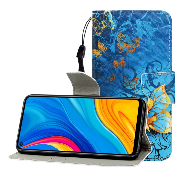Colored Drawing Horizontal Flip Leather Case with Holder & Card Slot & Wallet, For Huawei Honor 30, For Huawei Honor 30 Pro, For Huawei Honor Play 4T Pro, For Huawei Honor Play 3 / Enjoy 10, For Huawei Honor V30 / V30 Pro, For Xiaomi 10 / 10 Pro
