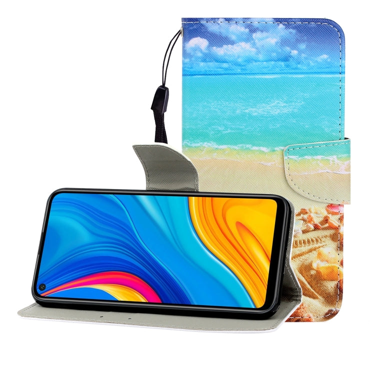 Colored Drawing Horizontal Flip Leather Case with Holder & Card Slot & Wallet, For Huawei Honor 30, For Huawei Honor 30 Pro, For Huawei Honor Play 4T Pro, For Huawei Honor Play 3 / Enjoy 10, For Huawei Honor V30 / V30 Pro, For Xiaomi 10 / 10 Pro