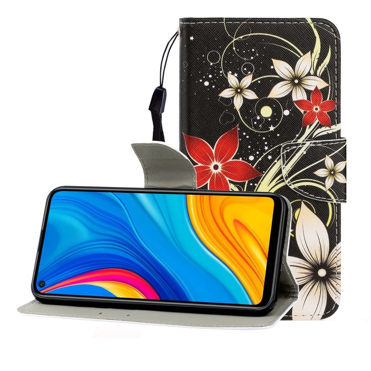 Colored Drawing Horizontal Flip Leather Case with Holder & Card Slot & Wallet, For Huawei Honor 30, For Huawei Honor 30 Pro, For Huawei Honor Play 4T Pro, For Huawei Honor Play 3 / Enjoy 10, For Huawei Honor V30 / V30 Pro, For Xiaomi 10 / 10 Pro