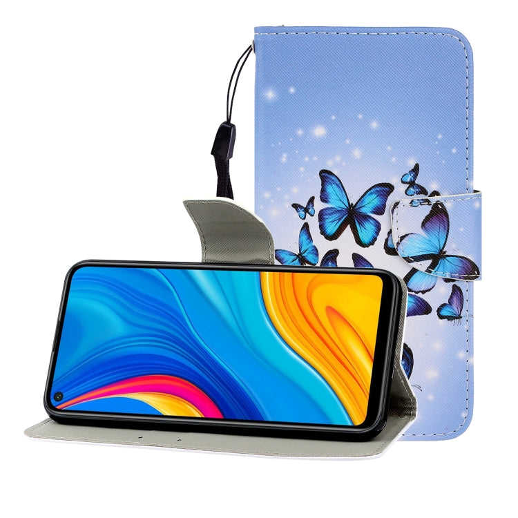 Colored Drawing Horizontal Flip Leather Case with Holder & Card Slot & Wallet, For Huawei Honor 30, For Huawei Honor 30 Pro, For Huawei Honor Play 4T Pro, For Huawei Honor Play 3 / Enjoy 10, For Huawei Honor V30 / V30 Pro, For Xiaomi 10 / 10 Pro
