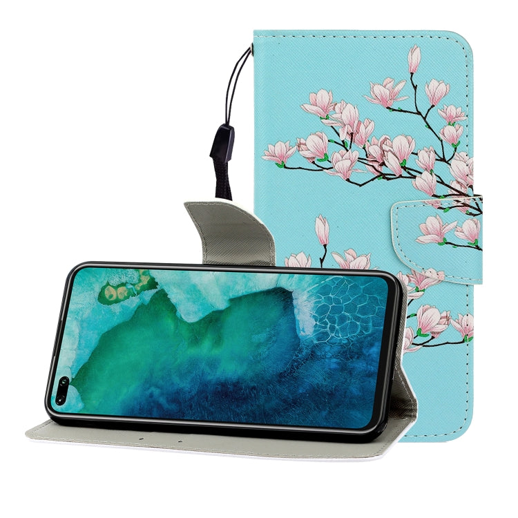 Colored Drawing Horizontal Flip Leather Case with Holder & Card Slot & Wallet, For Huawei Honor 30, For Huawei Honor 30 Pro, For Huawei Honor Play 4T Pro, For Huawei Honor Play 3 / Enjoy 10, For Huawei Honor V30 / V30 Pro, For Xiaomi 10 / 10 Pro