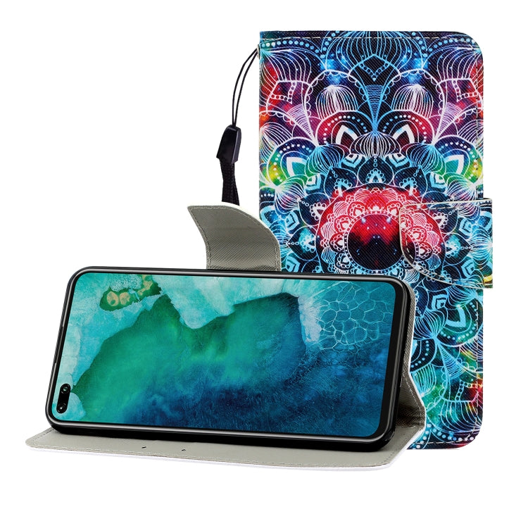 Colored Drawing Horizontal Flip Leather Case with Holder & Card Slot & Wallet, For Huawei Honor 30, For Huawei Honor 30 Pro, For Huawei Honor Play 4T Pro, For Huawei Honor Play 3 / Enjoy 10, For Huawei Honor V30 / V30 Pro, For Xiaomi 10 / 10 Pro