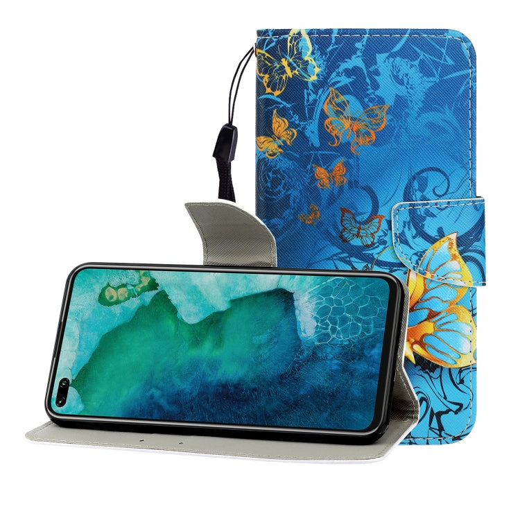 Colored Drawing Horizontal Flip Leather Case with Holder & Card Slot & Wallet, For Huawei Honor 30, For Huawei Honor 30 Pro, For Huawei Honor Play 4T Pro, For Huawei Honor Play 3 / Enjoy 10, For Huawei Honor V30 / V30 Pro, For Xiaomi 10 / 10 Pro