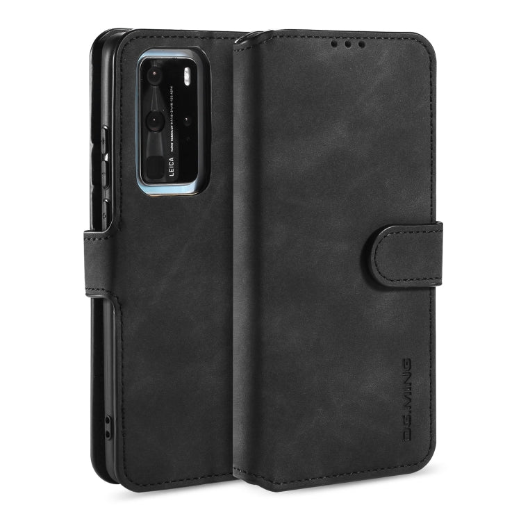 DG.MING Retro Oil Side Horizontal Flip Case with Holder & Card Slots & Wallet, For Galaxy A31, For Galaxy A71 5G, For Huawei P40 Lite / Nova 6 SE, For Huawei P40 Pro, For Huawei P40, For Xiaomi Redmi K30 Pro, For Xiaomi Redmi Note 9S